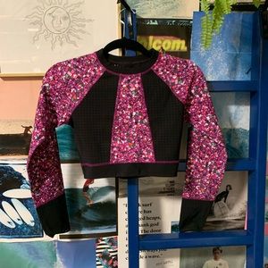 lululemon cropped rash guard